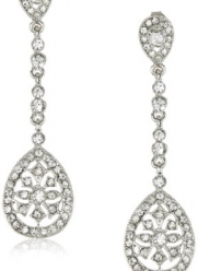 Nina Bridal Maegan Crystal Filigree Drop Earrings