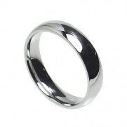 3mm Stainless Steel Comfort Fit Plain Wedding Band Ring Size 3-10 (8)