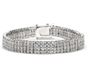 USABride Four Row Cubic Zirconia Bridal Bracelet 1480