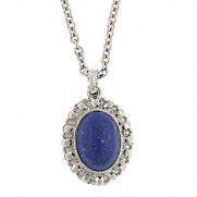 Blue Nile Cabochon Oval Pendant Necklace