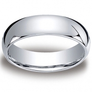 7MM Cobalt COMFORT FIT Plain High Polish Polished Finish Wedding Ring Band for Men (Sizes 8 to 12) - Size 10