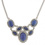 Blue Nile Cabochon Statement Necklace