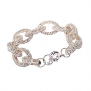 Jane Stone Diamond Bracelet Fashion Jewellery Personalized Bracelet Christmas Birthday Gift(B0257S-Short Chain)