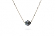 AA+ Quality, 9-10mm, Cherish Collection Tahitian Baroque Pearl Pendant/Necklace, 16 Inches, 14K Yellow Gold