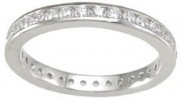 Sterling Silver Women's Stackable Eternity Ring Size 5