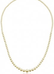 1928 Bridal Eloquence 18 Delicate Simulated Pearl Necklace