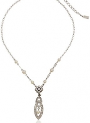 1928 Bridal Amore Interwoven Bridal Necklace,16+3 inch extender