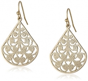 1928 Jewelry Brass Vine Earrings