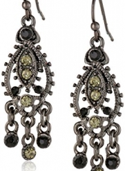 1928 Jewelry Moroccan Grey Chandelier Tribal Earrings