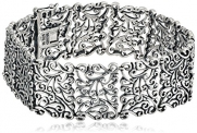 Sterling Silver Oxidized Bracelet, 7.25