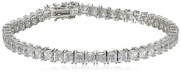 Myia Passiello Timeless Tennis Bracelet Made with Swarovski Zirconia, 7.25