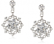 Nina 'Luanne' Crystal Medallion Drop Earrings