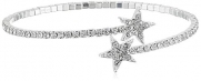 Nina Paisley Bendable Swarovski Crystal with Star Wrap Bracelet