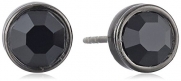 1928 Jewelry Jet Black Stud Earrings