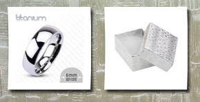 Jinique 6mm titanium plain mirror glassy comfort fit wedding band ring sz 5-13; comes with free gift box (7)